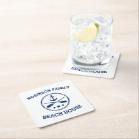 Votre Beach House Nom de famille Ancre Oars Stars