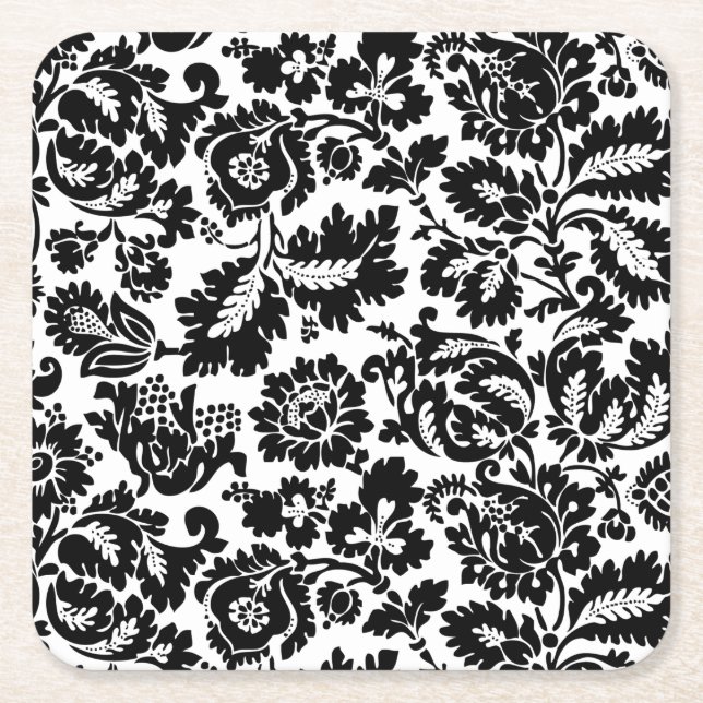 Dessous-de-verre Carré En Papier William Morris Venetian Damask Brocade (Devant)