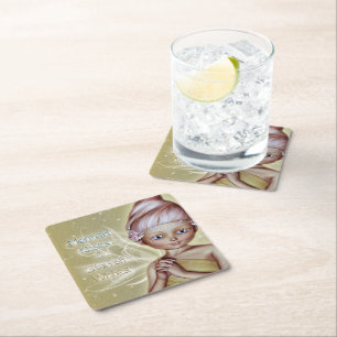 Dessous-de-verre Carré En Papier Wis Starfish