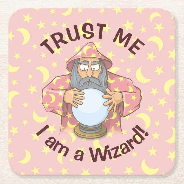 Dessous-de-verre Carré En Papier Wizard (Devant)