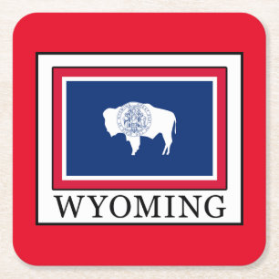 Dessous-de-verre Carré En Papier Wyoming