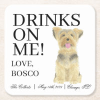 Yorkie Yorkshire Terrier Mariage personnalisé