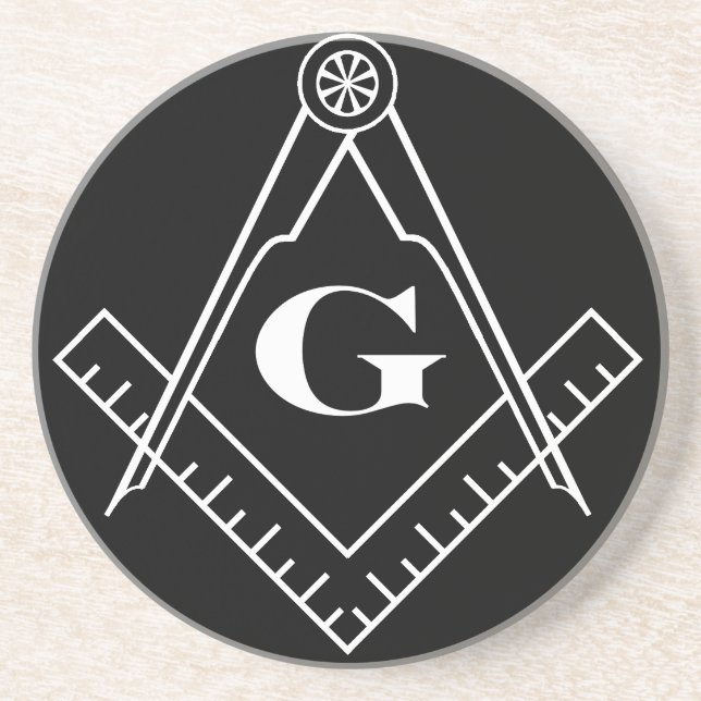 Dessous de verre Carré et boussole (Devant)