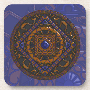 Dessous-de-verre Carreau mandala de la Balance