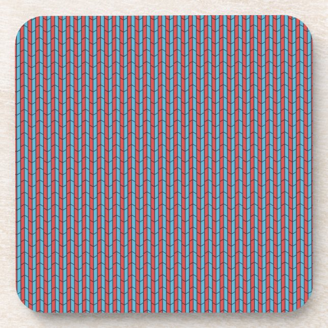 Dessous-de-verre Carreaux géométriques (Devant)