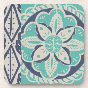 Dessous-de-verre Carrelage bleu Batik IV