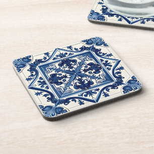 Dessous-de-verre Carrelage méditerranéen, Portugais, Azulejo, Majol
