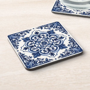 Dessous-de-verre Carrelage méditerranéen, Portugais, Azulejo, Majol