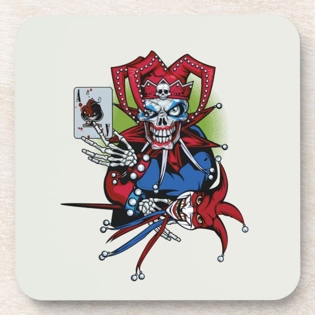 Dessous-de-verre Carte de jeu, Joker (Devant)