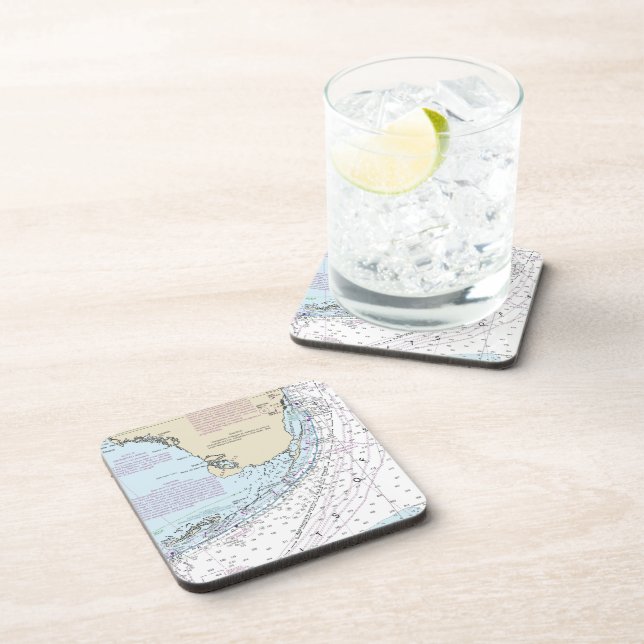 Dessous de verre Carte Florida Keys (Côté Droit)