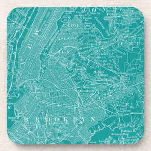 Dessous-de-verre Carte graphique de New York