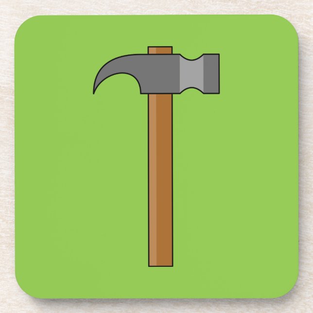 Dessous-de-verre Carton en marteau (Devant)