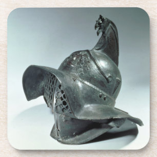 Dessous-de-verre Casque en bronze de gladiateur de Thracian,