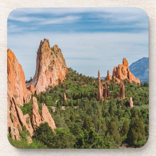 Dessous-de-verre Cathedral Spires Formations Colorado Dessous de ve (Devant)