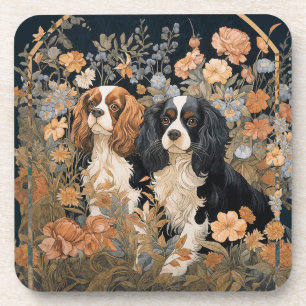 Dessous-de-verre Cavalier King Charles Spaniels Tapisserie Style