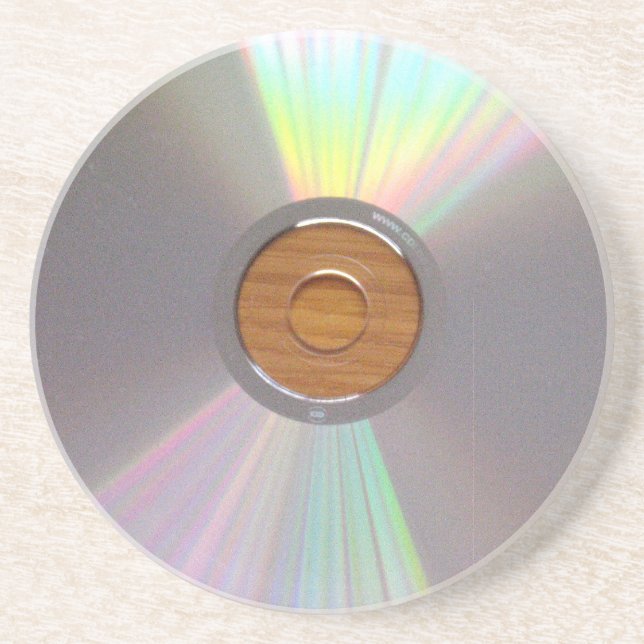 Dessous de verre CD excentriques et originaux (Devant)