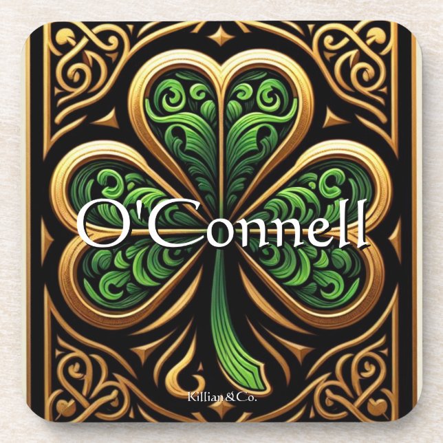 Dessous-de-verre Celtic Shamrock Coaster  (Devant)