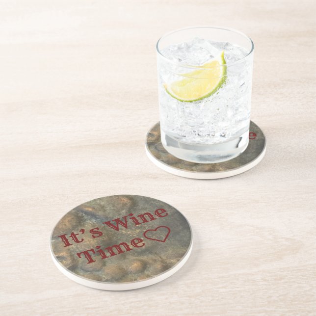 dessous de verre "C'est le temps du vin" (Côté)