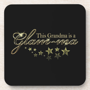 Dessous-de-verre Cette grand-mère est une Glam-ma