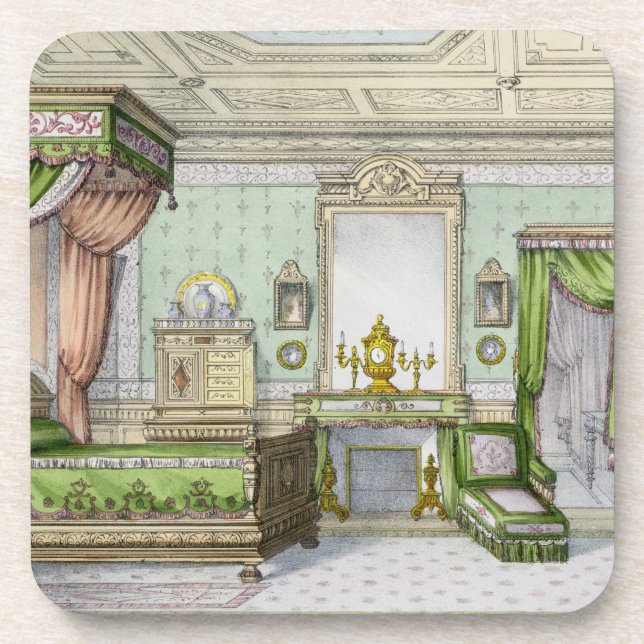 Dessous-de-verre Chambre à coucher dans le style de la Renaissance (Devant)