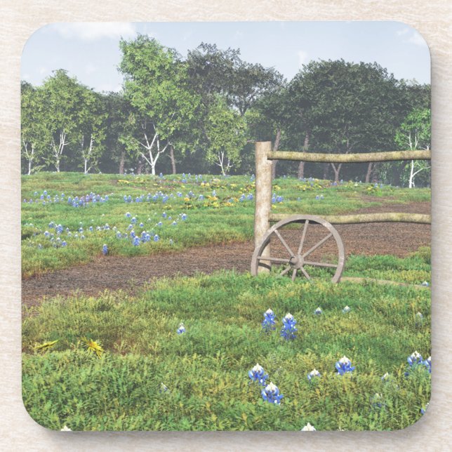 Dessous-de-verre Champ de Bluebonnets (Devant)