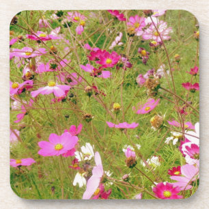 Dessous-de-verre Champ De Fleurs Roses