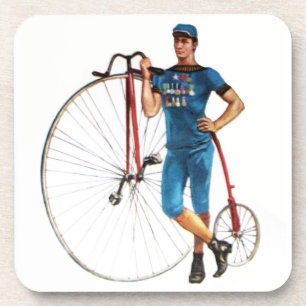 Dessous-de-verre Championnat vintage de vélo