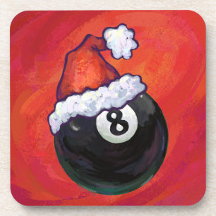 Dessous-de-verre Chapeau Rouge de Noël Boule 8
