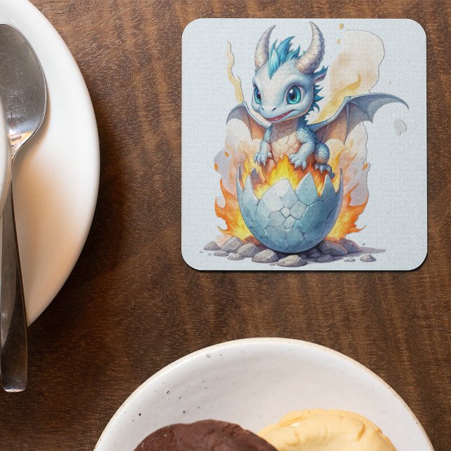Dessous-de-verre Charming Blue Dragon Frostfire (Créateur téléchargé)