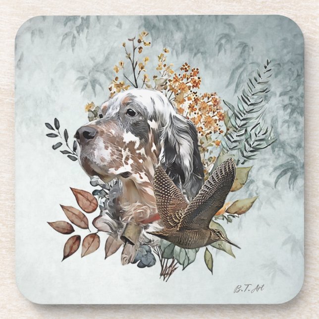 Dessous-de-verre Chasse à la bécasse, Chasse à la bécasse, Art (Devant)