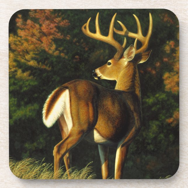 Dessous-de-verre Chasse aux cerfs de Virginie (Devant)