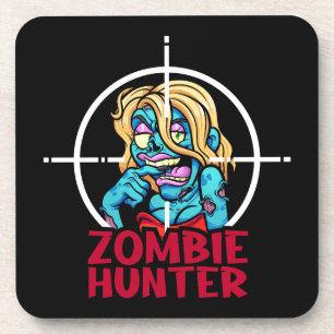 Dessous-de-verre "Chasseur de zombies"