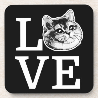 Dessous-de-verre Chat d'amour de Philly