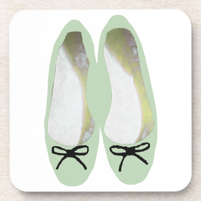 Dessous-de-verre Chaussures vertes (Devant)