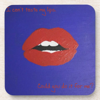 Dessous-de-verre Cheesy Lines for Valentine's Coaster