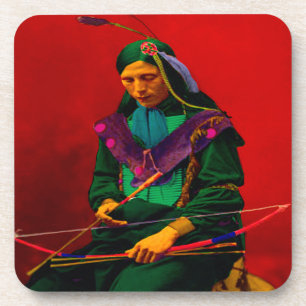 Dessous-de-verre Cherokee Indian Pop Art