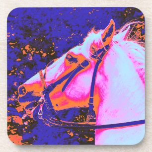 DESSOUS-DE-VERRE CHEVAL BLANC