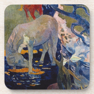 Dessous-de-verre Cheval Blanc par Paul Gauguin, Beaux-Arts Vintage