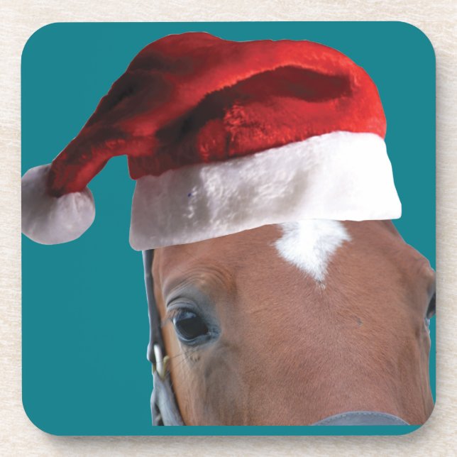 Dessous-de-verre Cheval de Noël (Devant)