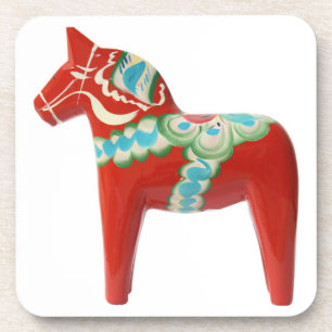 Dessous-de-verre Cheval rouge de Dala de Suédois