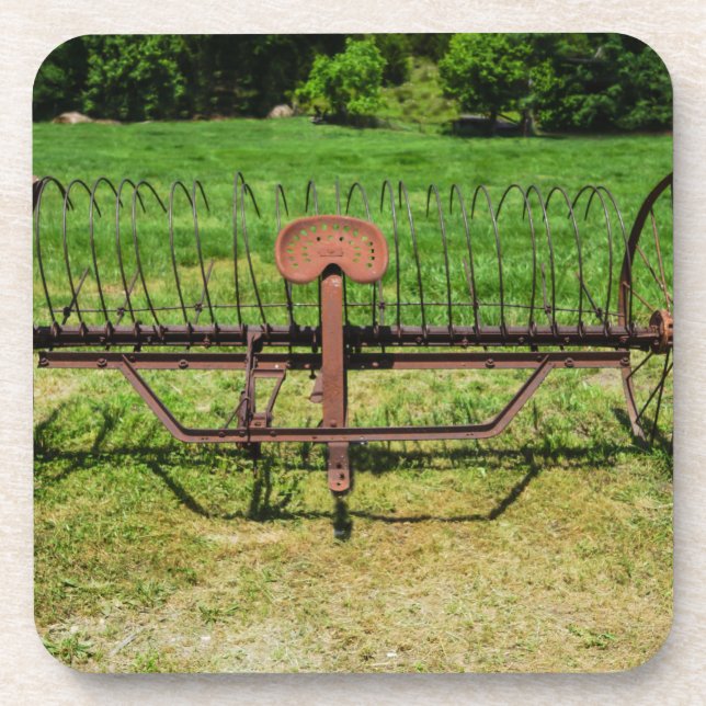 Dessous-de-verre Cheval tiré Hay Rake (Devant)
