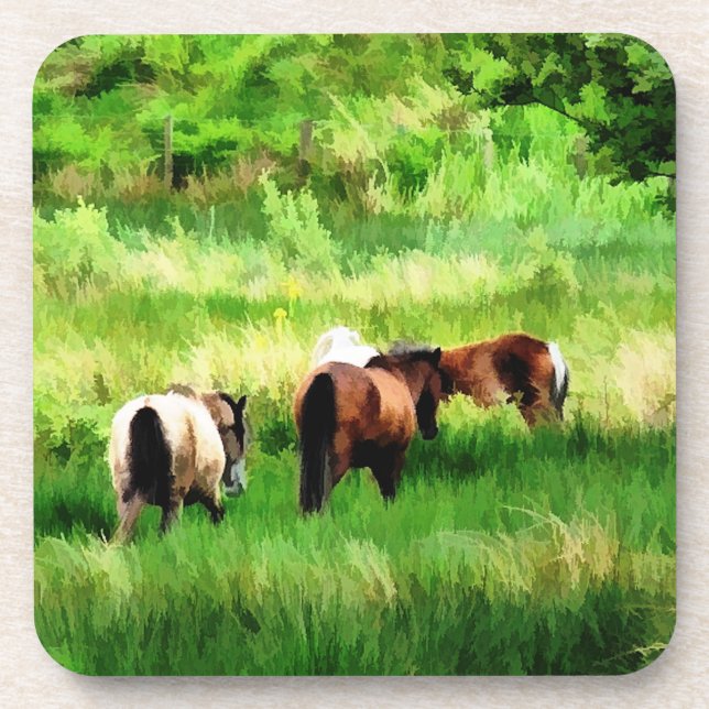 DESSOUS-DE-VERRE CHEVAUX (Devant)