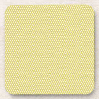 Dessous-de-verre chevron citron