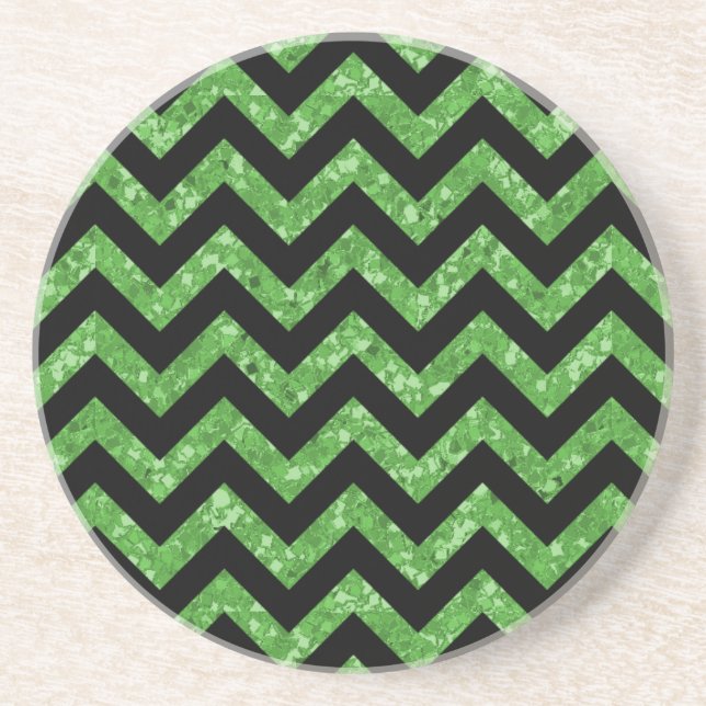 Dessous de verre Chevron Parties scintillant Look (Devant)
