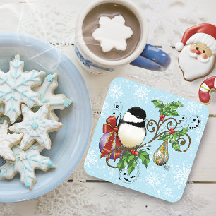 Dessous-de-verre Chickadee de vacances