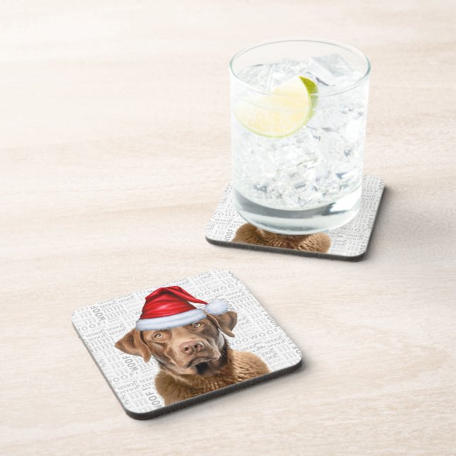 Dessous-de-verre Chien d'hiver à thème Chesapeake Bay (Côté Droit)