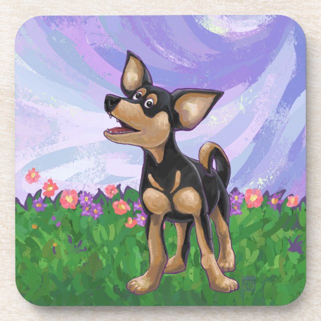 Dessous-de-verre Chihuahua Cadeaux et accessoires (Devant)