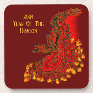 Dessous-de-verre Chine Dragon, 2024 Année Du Dragon