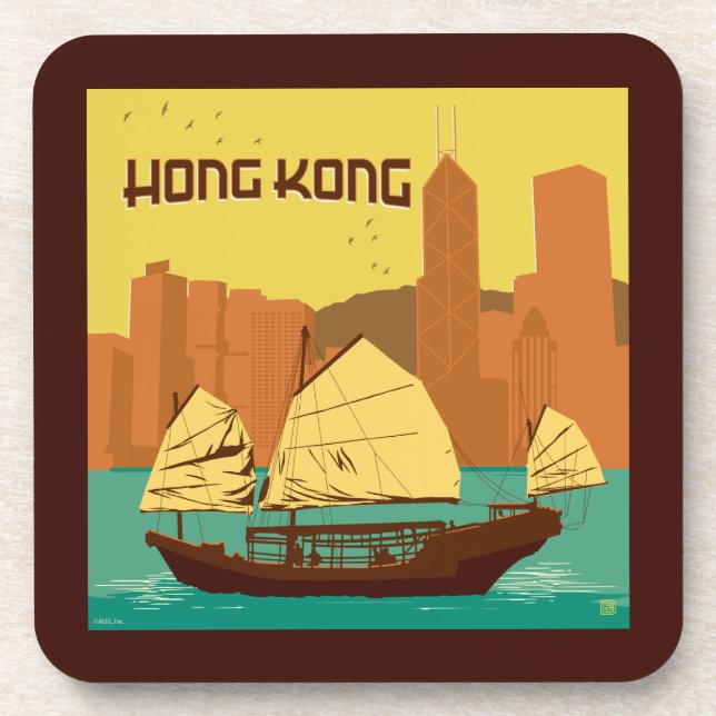 Dessous-de-verre Chine | Hong Kong (Devant)