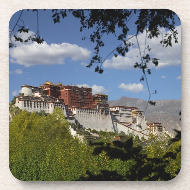 Dessous-de-verre Chine, Tibet, Lhasa, Palais du Potala (Devant)